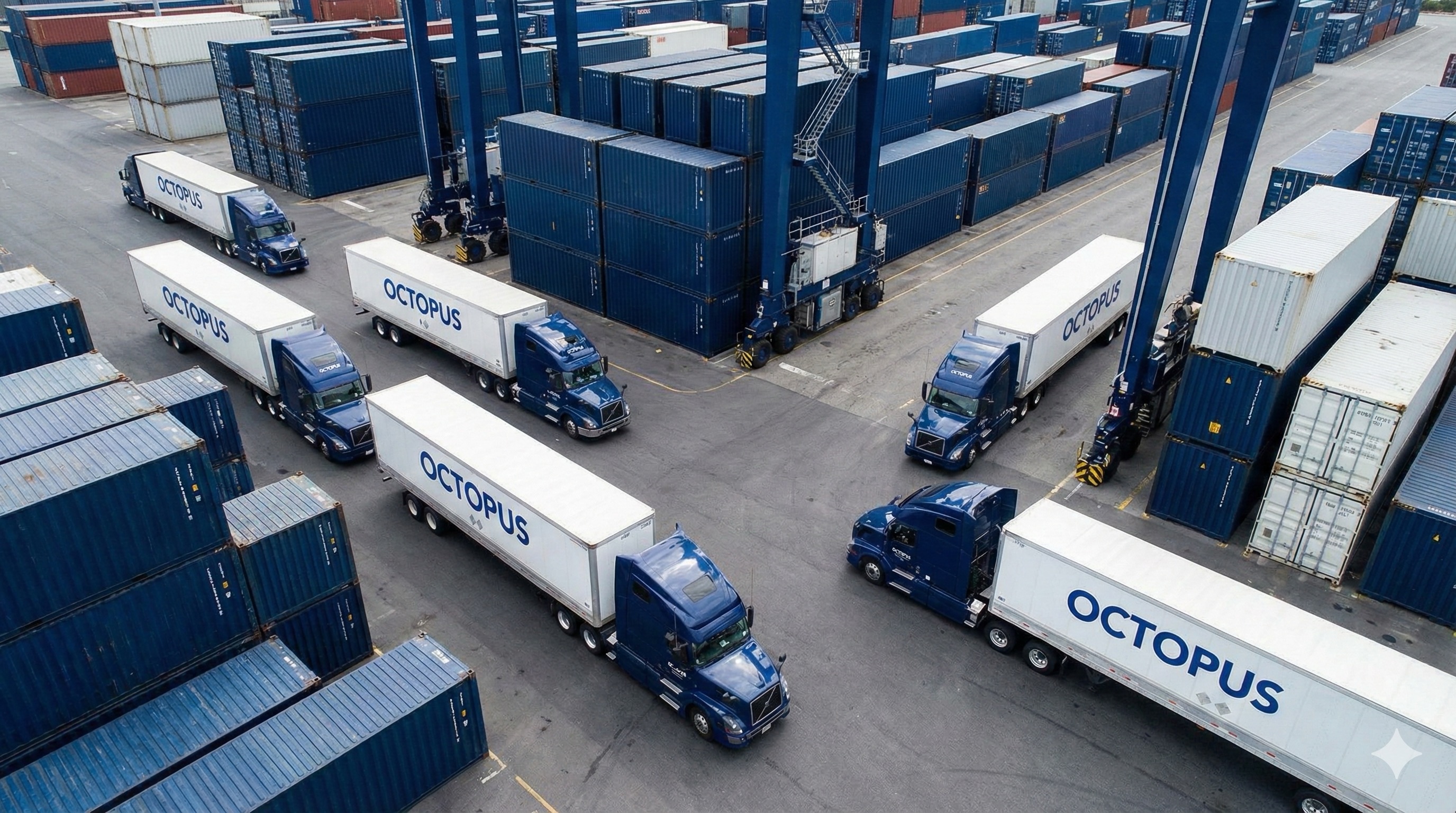 Semi truck on highway